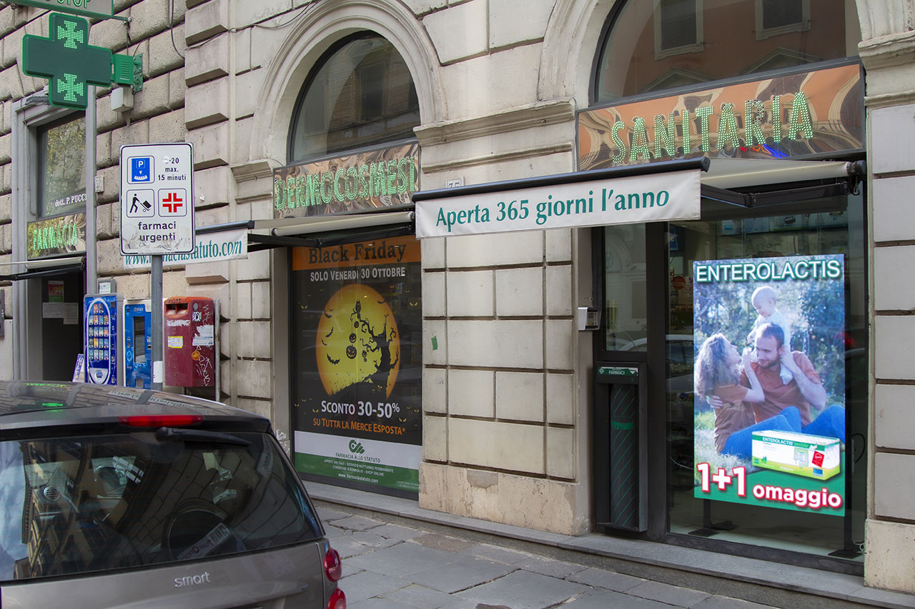 Roma, Farmacia Statuto